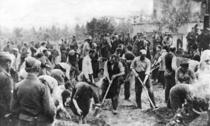Sowjetunion, Storow, Juden vor Exekution
